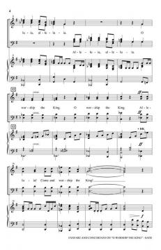 Fanfare and Concertato on 'O Worship The King' von Michael Haydn (Download) 