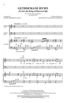 Gethsemane Hymn von Keith Getty (Download) 