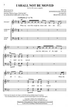 I Shall Not Be Moved von Jennifer Klein (Download) 