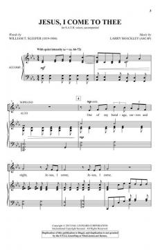 Jesus, I Come to Thee von Larry Shackley (Download) 