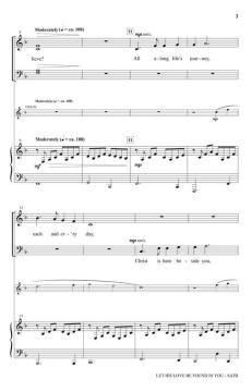 Let His Love Be Found in You von Don Besig (Download) 
