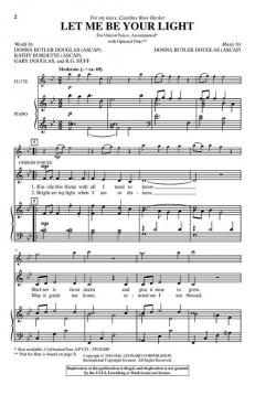 Let Me Be Your Light von Donna Butler Douglas (Download) 
