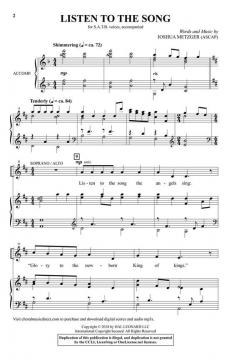Listen to the Song von Joshua Metzger 