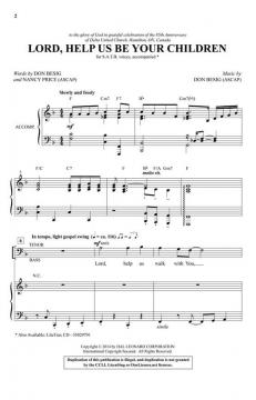 Lord, Help Us Be Your Children von Don Besig 