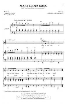 Marvelous Song von Tom Eggleston 