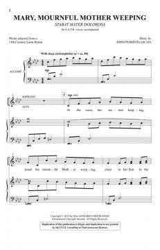 Mary, Mournful Mother Weeping von John Purifoy (Download) 