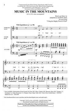 Music in the Mountains von Joseph M. Martin (Download) 