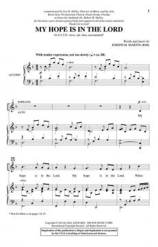 My Hope Is in the Lord von Joseph M. Martin (Download) 
