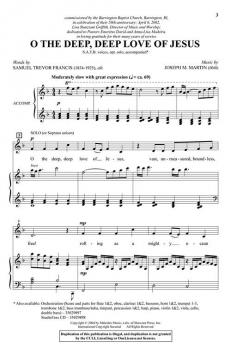 O the Deep, Deep Love of Jesus von Joseph M. Martin (Download) 