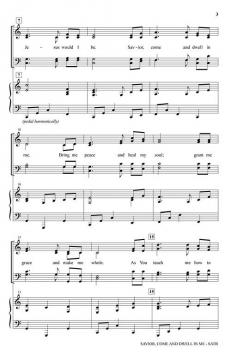 Savior, Come and Dwell in Me von Don Besig (Download) 