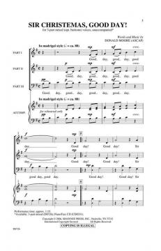 Sir Christemas, Good Day von Donald Moore 