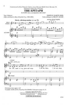 The Epitaph von Joseph M. Martin (Download) 