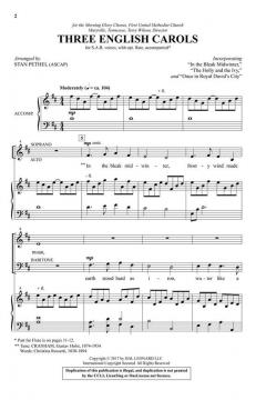 Three English Carols (Download) 
