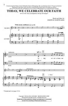 Today, We Celebrate Our Faith von Joseph M. Martin (Download) 