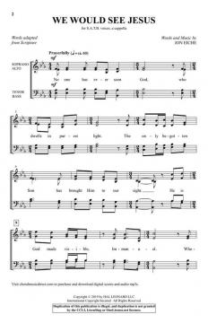 We Would See Jesus von Jon Eiche (Download) 