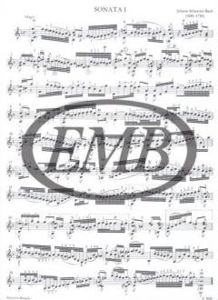 Sonaten und Partiten BWV 1001-1006 Vol. 1 von J.S. Bach 