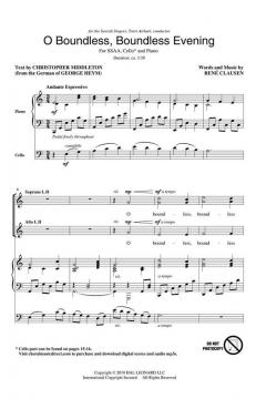 O Boundless, Boundless Evening von René Clausen (Download) 