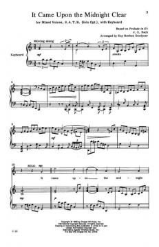It Came Upon The Midnight Clear von Johann Sebastian Bach 