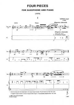 4 Pieces von Jozsef Soproni 