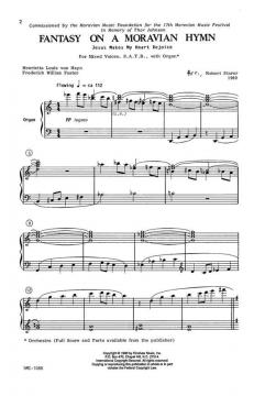 Fantasy On A Moravian Hymn 