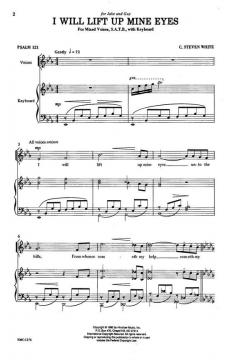 I Will Lift Up Mine Eyes von C. Steven WhiteC. Steven White 