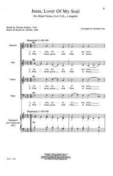 Jesus, Lover Of My Soul von Simeon B. Marsh 