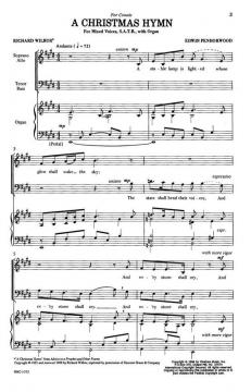 A Christmas Hymn von Edwin Penhorwood 