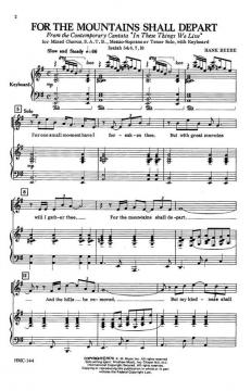 For The Mountains Shall Depart von Hank Beebe 
