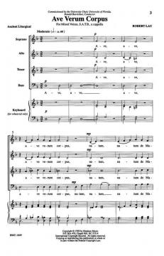 Ave Verum Corpus von Robert Lau 