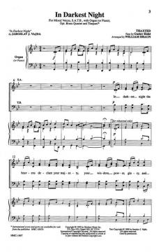 In Darkest Night von Gustav Holst 