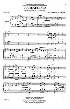 Jubilate Deo von Paul Leddington WrightPaul Leddington Wright 