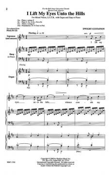 I Lift My Eyes Unto The Hills von Dwight Gustafson 