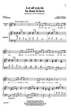 Let All You Do Be Done In Love von Sandra T. Ford 