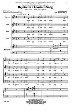 Rejoice In A Glorious Song von Carl Nygard 