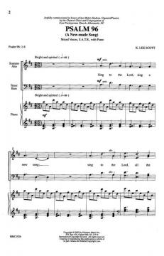 Psalm 96 (A New-Made Song) von K. Lee ScottK. Lee Scott 