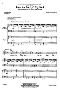 Bless The Lord, O My Soul von Dwight Gustafson 