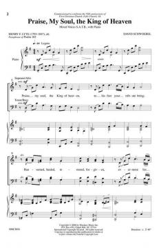 Praise My Soul The King Of Heaven von David Schwoebel 