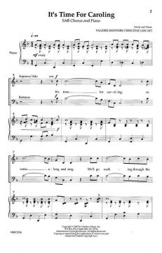 It's Time For Caroling von Valerie J. CrescenzValerie J. Crescenz 