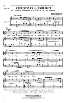 Christmas Quodlibet von David PeningerDavid Peninger 