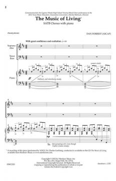 The Music Of Living von Dan Forrest 