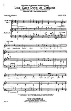Love Came Down At Christmas von Allen Pote 