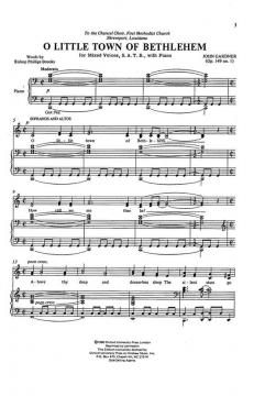 O Little Town Of Bethlehem von John Gardner 