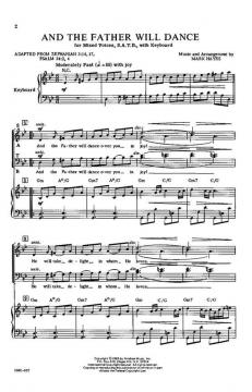And The Father Will Dance von Mark Hayes 