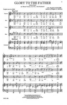 Glory To The Father von Giovanni Battista Pergolesi 