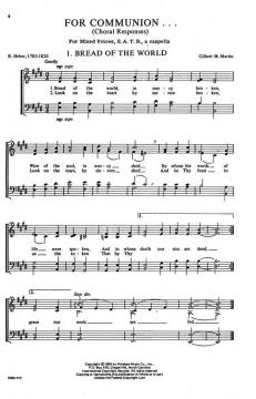 For Communion von Gilbert M. Martin 