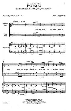 Psalm 86 von Carl Nygard 