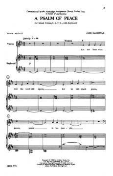 A Psalm Of Peace von Jane MarshallJane Marshall 