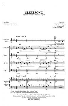 Sleepsong von Brendan Graham (Download) 