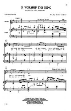 O Worship The King von Michael Haydn 