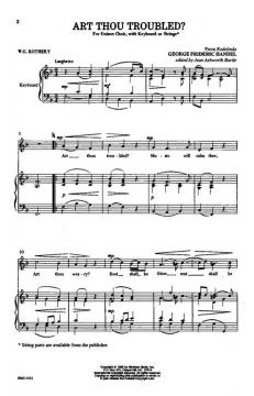 Art Thou Troubled von Georg Friedrich Händel 